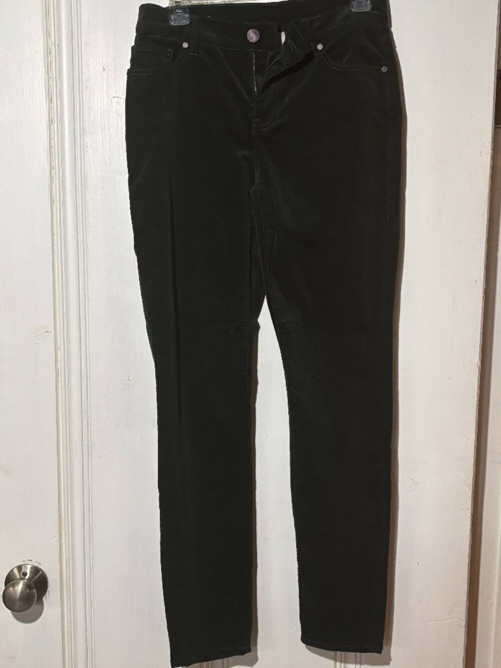 Cabi High Skinny Corduroy Size 4 Spruce #4449
